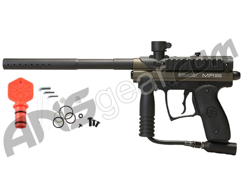 2012 Kingman Spyder MR100 Pro Semi-Auto Paintball Gun - Olive Green 2012 Kingman Spyder MR100 Pro Semi-Auto Paintball Gun - Olive Green