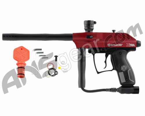 2012 Kingman Spyder Xtra Semi-Auto Paintball Gun - Hot Red