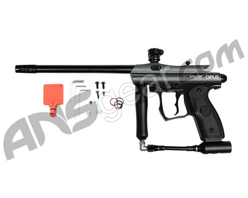 Kingman Spyder Opus .50 Caliber Paintball Gun - Silver Grey