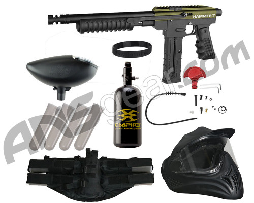 Kingman Spyder Hammer 7 Legendary Paintball Gun Package Kit