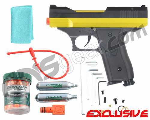 Kingman Training Chaser 43 Caliber Paintball Pistol - Dust Yellow