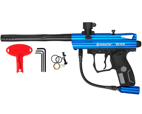 Kingman Spyder Victor Semi-Auto Paintball Gun - Gloss Blue