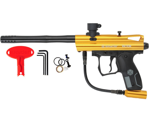 Kingman Spyder Victor Semi-Auto Paintball Gun - Gloss Gold