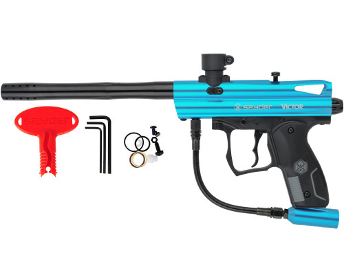 Kingman Spyder Victor Semi-Auto Paintball Gun - Gloss Teal