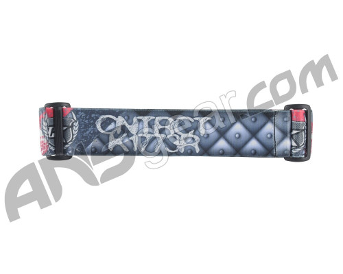 KM Paintball Universal JT Goggle Strap - 09 Contract Killer Armor - Nickel