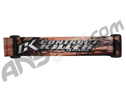 KM Paintball Goggle Strap - 09 Contract Killer Wood