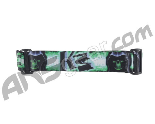 KM Paintball Universal JT Goggle Strap - 09 Grim Reaper - Green