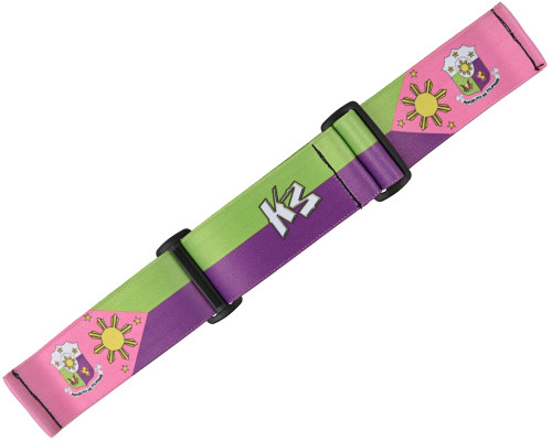 KM Paintball Universal JT Goggle Strap - 09 Filipino Purple, Pink, & Green