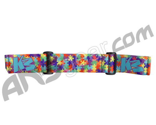 KM Paintball Goggle Strap - 09 Puzzle