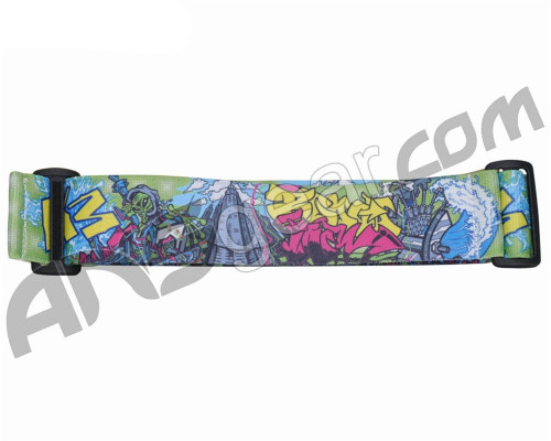 KM Paintball Universal JT Goggle Strap - Graffiti Alien