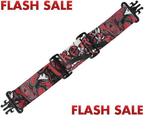 KM Paintball Grill Goggle Strap - Limited Edition Joker Red