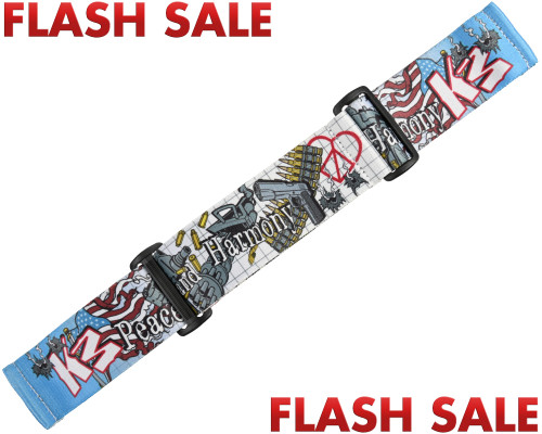 KM Paintball Universal JT Goggle Strap - Limited Edition Peace & Harmony