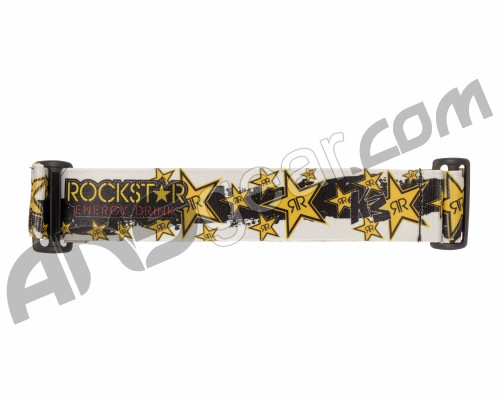 KM Paintball Universal JT Goggle Strap - Rockstar Edition - White/Black
