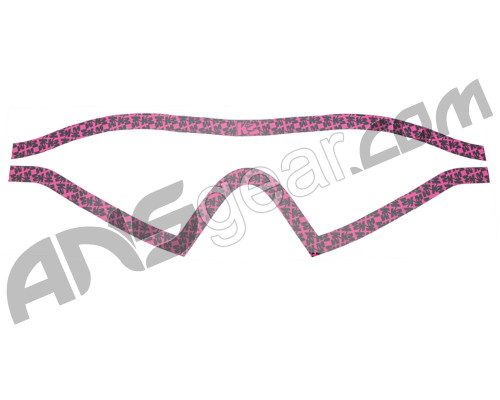 KM Paintball Mask Wraps - I4 Lens - All Over Pink