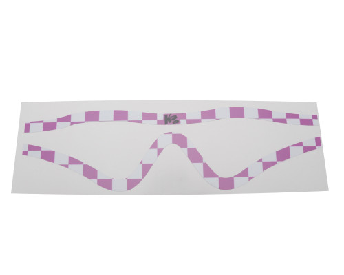 KM Paintball Mask Wraps - Profit Lens - Pink Checkers