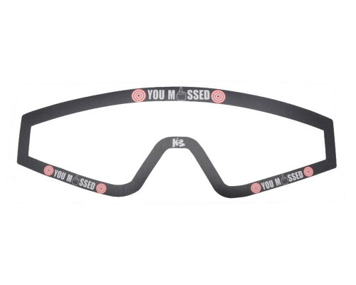 KM Paintball Mask Wraps - Spectra Lens - You Missed