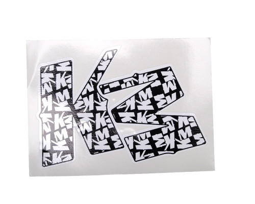 KM Logo Sticker - Black/White