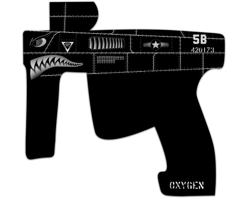 Laser Engraved Gun Design - Warhawk
