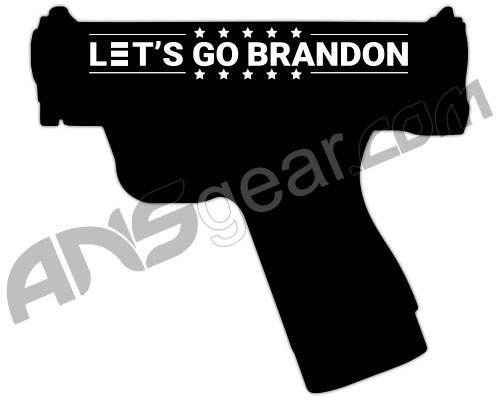 Laser Engraved Pistol Design - Let's Go Brandon V1