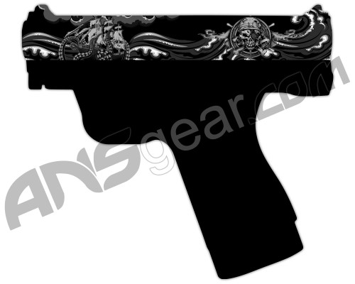 Laser Engraved Pistol Design - Seven Seas
