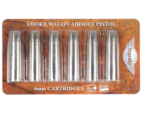 Legends Smoke Wagon CO2 Airsoft Cartridges (6 Pack) (2275801)