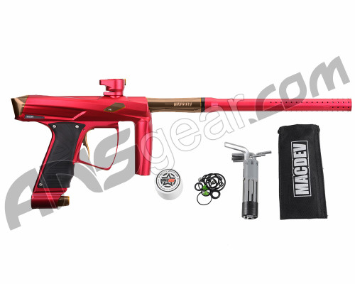 MacDev Clone GT Paintball Gun - Red/Champagne