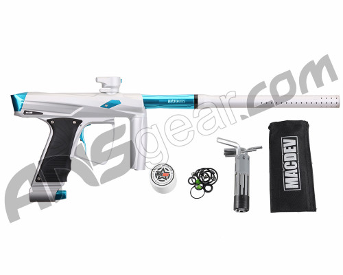 MacDev Clone GT Paintball Gun - Silver/Aqua