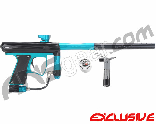 MacDev Drone DX Paintball Gun - Black/Dust Teal MacDev Drone DX Paintball Gun - Black/Dust Teal