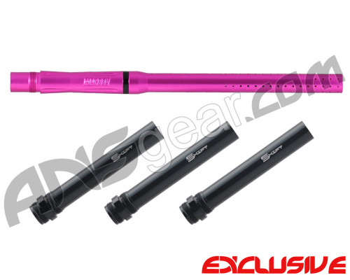 MacDev Shift 6 Piece 14" Barrel Kit - Autococker - Dust Pink