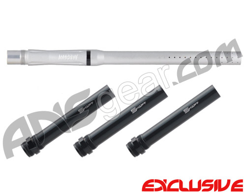 MacDev Shift 6 Piece 14" Barrel Kit - Autococker - Dust Silver