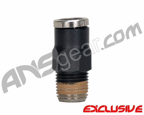Straight Macroline Fitting - Dust Black