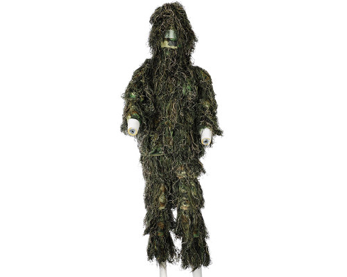 Mil-Spec Boys Camo Ghillie Suit - Woodland