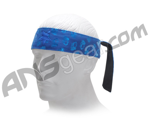 Monkey With a Gun Headband Metallic - Blue