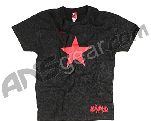 Monkey With a Gun Star T-Shirt - Black