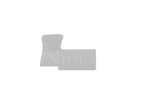 Ninja Paintball Sticker - White