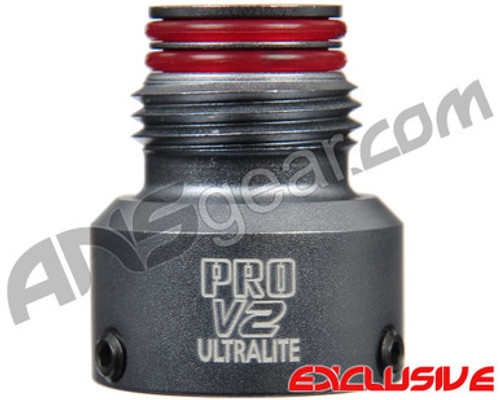 Ninja Tank Pro V2 Ultralite Regulator Bonnet (Ball Valve) - Gun Metal Grey