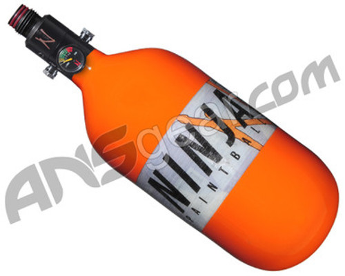 Ninja Lite Carbon Fiber Air Tank - 45/4500 w/ Adjustable Regulator - Solid Orange