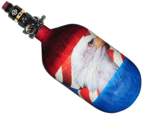 Ninja Lite Carbon Fiber Air Tank - 68/4500 w/ Flex Adjustable Regulator - SE Murica