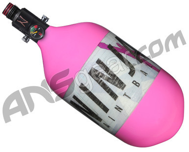 Ninja Lite Carbon Fiber Air Tank - 68/4500 w/ Adjustable Regulator - Solid Pink