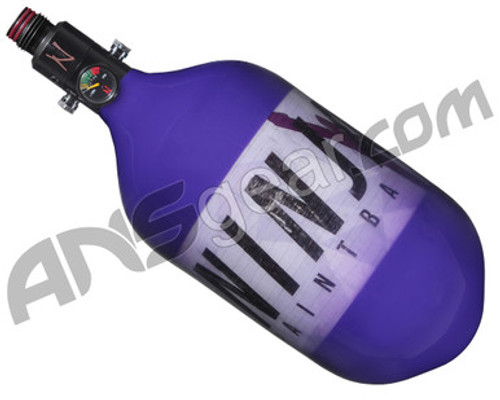 Ninja Lite Carbon Fiber Air Tank - 68/4500 w/ Adjustable Regulator - Solid Purple