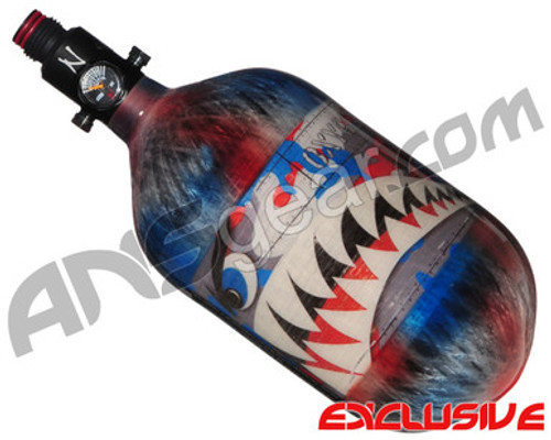 Ninja Lite Carbon Fiber Air Tank - 68/4500 w/ Ultralite Regulator - SE Warhawk Murica (Camo)