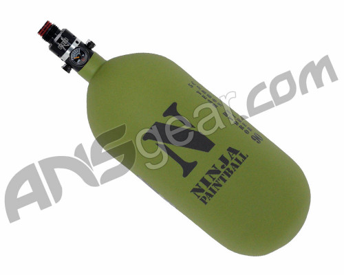 Ninja Dura Pro Carbon Fiber Air Tank - 90/4500 - Olive Drab