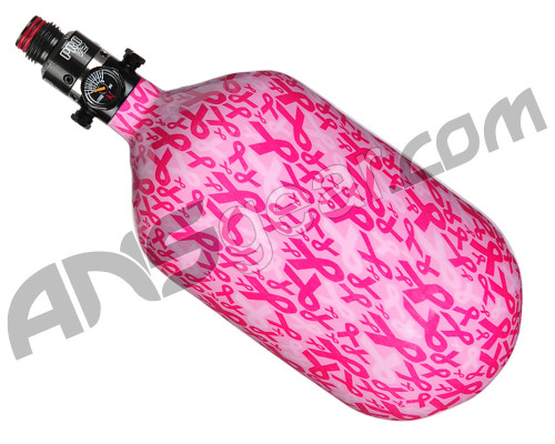 DISCOUNTED Ninja SL Carbon Fiber Air Tank w/ PRO V2 Regulator - 68/4500 - 2016 Breast Cancer Awareness
