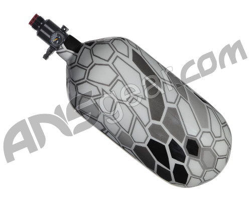 Ninja SL Carbon Fiber Air Tank w/ Ultralite Regulator - 68/4500 - Hex White