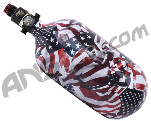 Ninja SL Carbon Fiber Air Tank w/ PRO V2 Regulator - 77/4500 - Merica