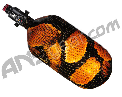 Ninja SL Carbon Fiber Air Tank w/ Ultralite Regulator - 77/4500 - Snake Skin