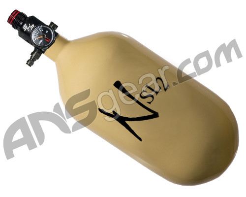 Ninja SL2 Carbon Fiber Air Tank - 77/4500 w/ Pro V2 SHP Regulator - Sand
