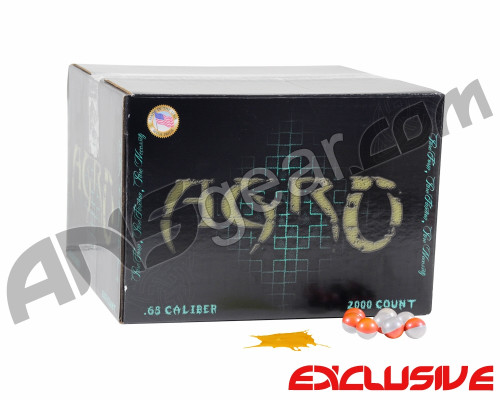 APX Agro Pro 2,000 Round Paintball Case - Orange Cream Scented - Orange Fill ( .68 Caliber )