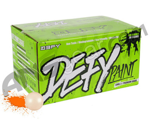 D3FY Sports Level 2 Premium 1,000 Round Paintballs - Orange Fill ( .68 Caliber )