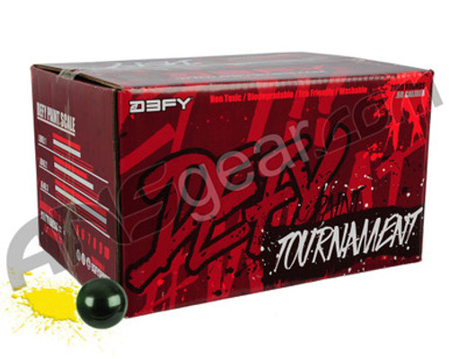 D3FY Sports Tournament 100 Round Paintballs - Yellow Fill ( .68 Caliber )